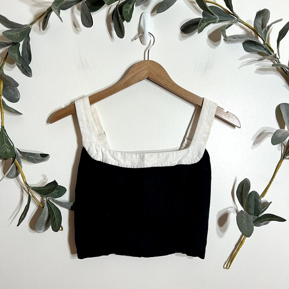 Abercrombie Black Cropped Tank LAST CALL